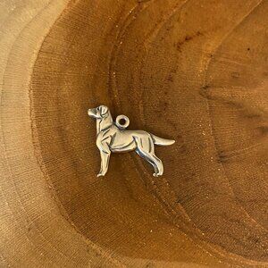 RETIRED James Avery Labrador Retriever Charm, Sterling Silver